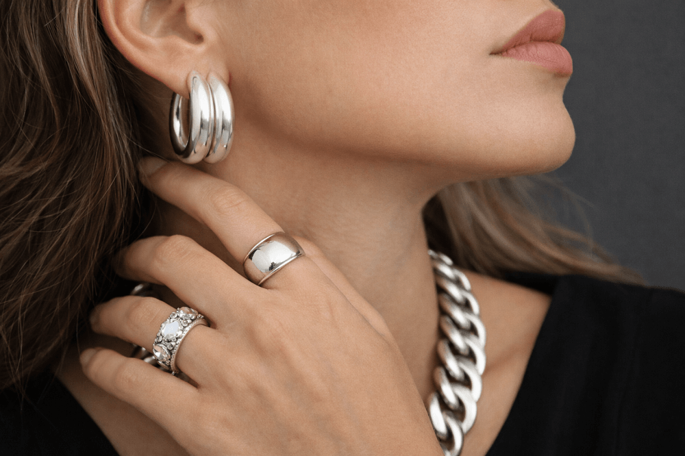 Chunky- Statement-Silver-Jewelry